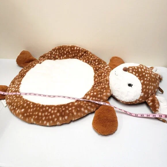 Mary Meyer 38" Deer Fawn Baby Play Mat Plush - Picture 6 of 6